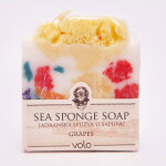 sponge in soap, square, grapes, package, seasponges.eu